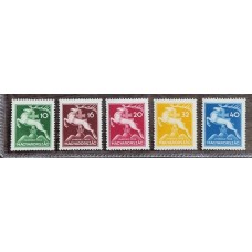 BOY SCOUTS HUNGRIA 1935 Yv 462/6 SERIE COMPLETA NUEVA MINT RARA 35 EUROS